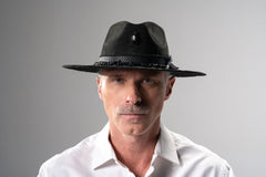 Mónaco - Handcrafted Fedora Hat (Black)