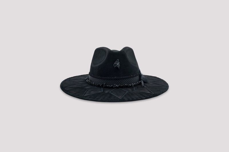 Mónaco - Handcrafted Fedora Hat (Black)