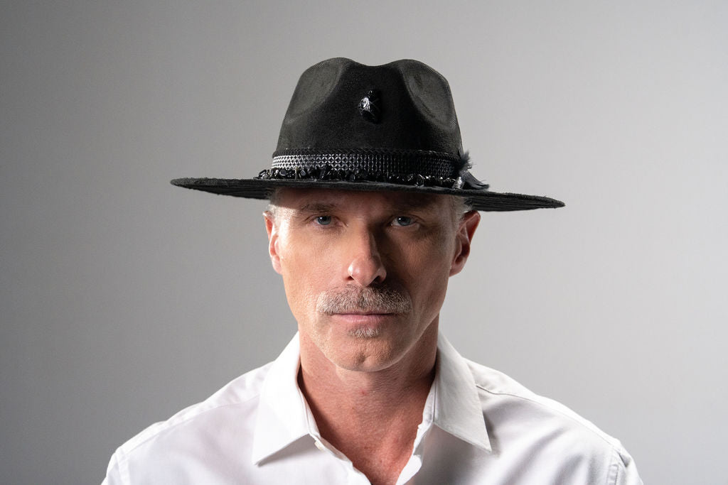 Mónaco - Handcrafted Fedora Hat (Black)