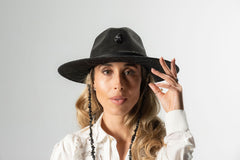 Mónaco - Handcrafted Fedora Hat (Black)